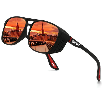 Rapala Professional Sports Sunglasses - Polarized Windproof UV400 for Cycling Running Outdoor Enthusiasts UV400