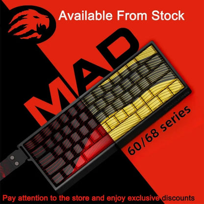 Teclado gaming FGG MAD60 RGB de eixo magnético, dedicado a jogos, com teclas totalmente hot-swap, resposta rápida e personalização de entrada de gama