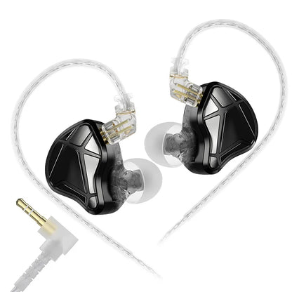 KZ Axas Gaming Earbuds Wired IEM HiFi Bass Headphones with Microphone, FPS Gaming Earphones, KZ Axas In-Ear Monitor Earbuds for PC Mobile & Console Gaming