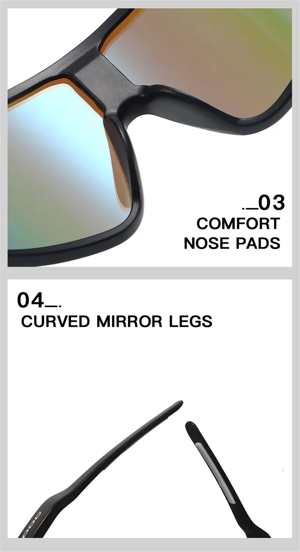 RACING POC New Bike Glasses MTB Goggles Cycling Sunglasses UV Protection Lightweight Sports Eyewear for Men Women Outdoor Riding