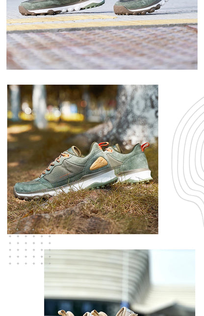 RAX hardloopschoenen voor mannen en vrouwen, outdoorsportschoenen, ademende, lichtgewicht sneakers, bovenwerk van Air Mesh, antislip buitenzool van natuurlijk rubber