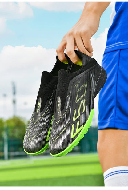 New Men's Football Boots Grass Cleats Futsal Comfortable Turf Soccer Shoes Sport Ultralight Fg Non Slip Indoor Adult Non-Slip
