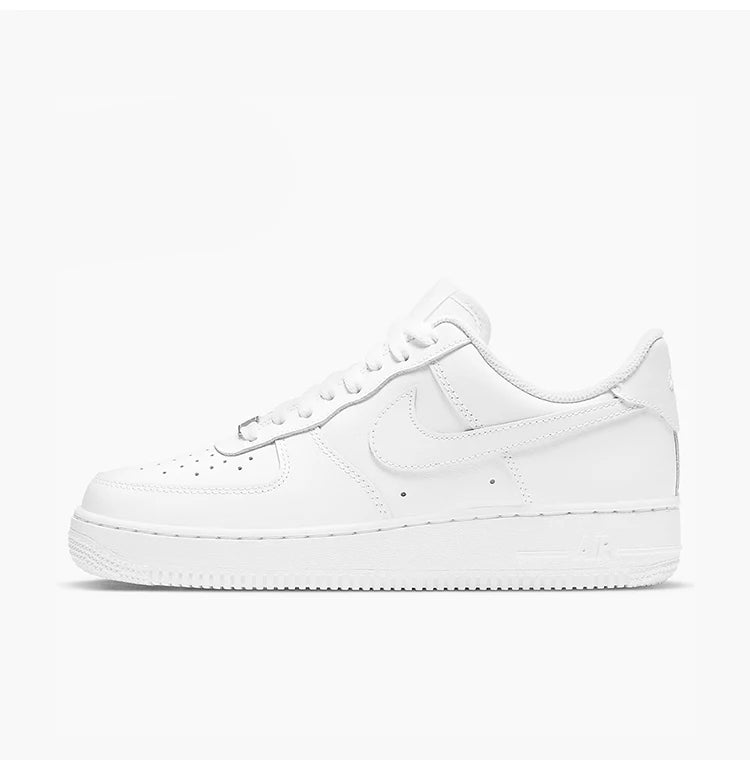Nike Official Authentic Air Force 1 Women's Air Force No.1 Retro Board Shoes DD8959-100