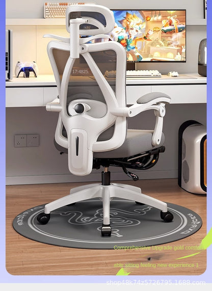 UVR Mesh Office Chair Household Armchair Adjustable Swivel Seat Ergonomic Backrest Chair Girls Bedroom Computer Gaming Chair