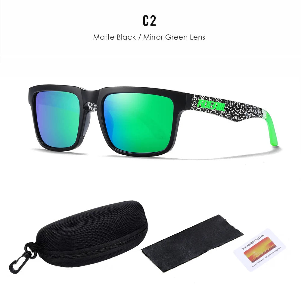 Kdeam High Quality Original Brand Design Polarized Sunglasses for Women Men Fashion Unisex  Trendy Outdoor Eyewear For Couple