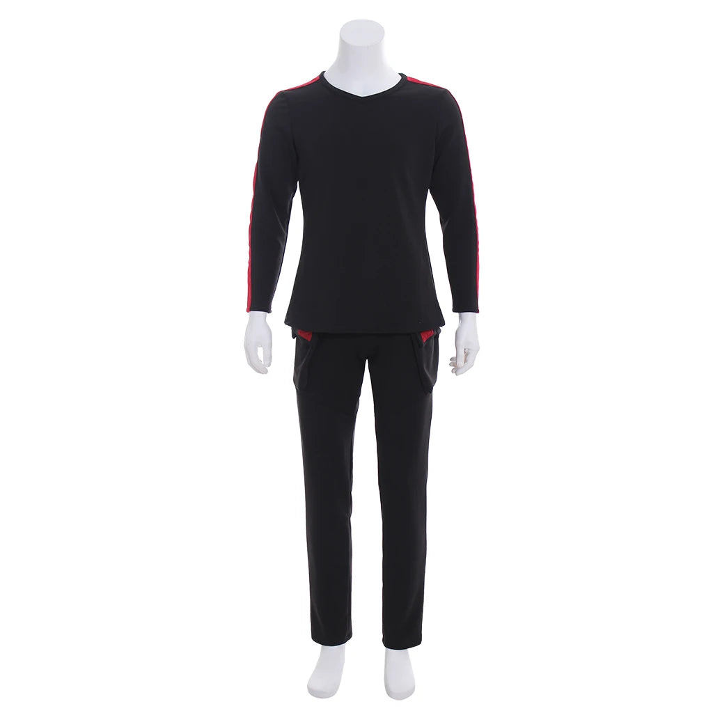 Fato de Cosplay Game Drift para Homem, Uniforme de Batalha Elegante, Conjunto Completo para Halloween, Carnaval e Festas, Disfarce de Combate