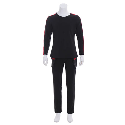 Fato de Cosplay Game Drift para Homem, Uniforme de Batalha Elegante, Conjunto Completo para Halloween, Carnaval e Festas, Disfarce de Combate