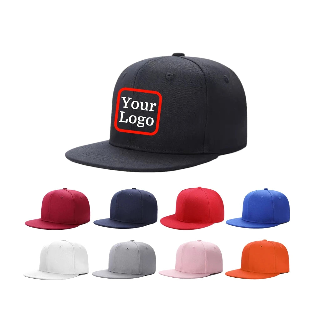 Men Women Custom Personalized Logo Caps Team Embroidery Printed Baseball Caps Fraternity Hats Fashion Outdoor Hip Hop Caps
