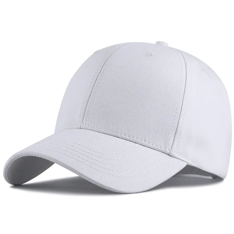 Men Women Baseball Cap Big Head Plus Size High Crown Top Quality Pure Cotton Oversize Sport Snapback Hat 58-60cm 61-68cm