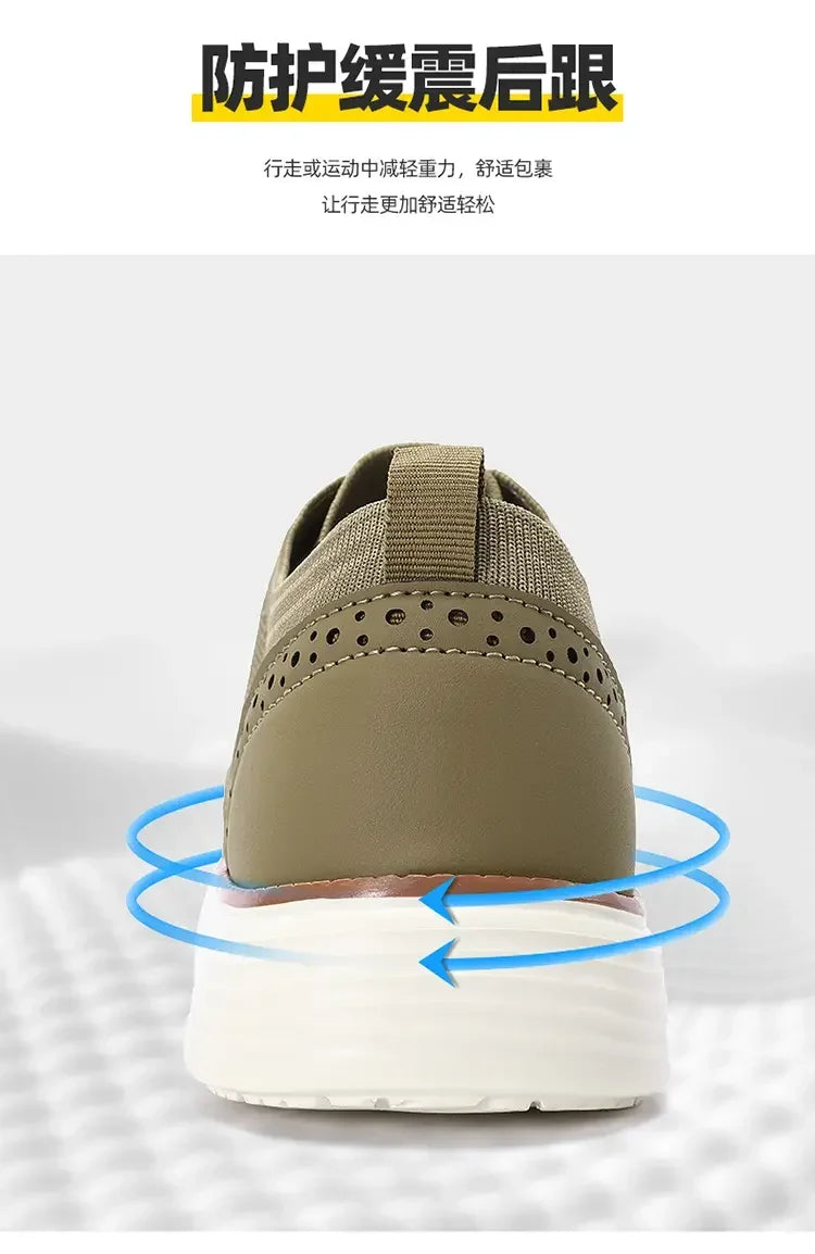 Men's Sliding Shoes Mesh Sports Shoe Loafers, Anti Slip Shoe Low Cut Casual Shoes Casual Sports Bestseller Designer Shoes 2025