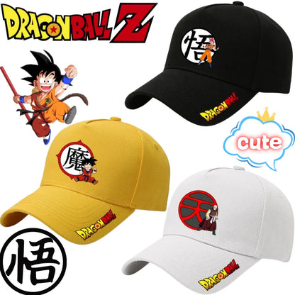 Czapka z daszkiem Dragon Ball Master Roshi Son Goku – kreatywny nadruk z literami z anime o wysokiej wartości, unisex, codzienna, uniwersalna czapka baseballowa