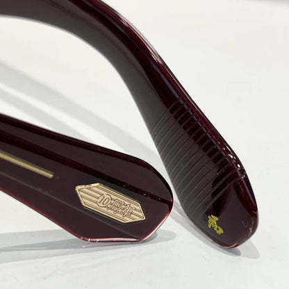 ENZO EPOXY 10th Anniversary Edition Large 51 Size Frame Red Turtle Shell Green Handcrafted Japanese Sunglasses