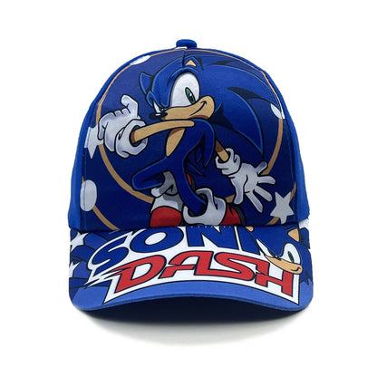 50-54cm Children's Sonic Cartoon Baseball Cap Anime Hedgehog ShadowTails Knuckles Character Sun Protection Cap Accessory Gifts