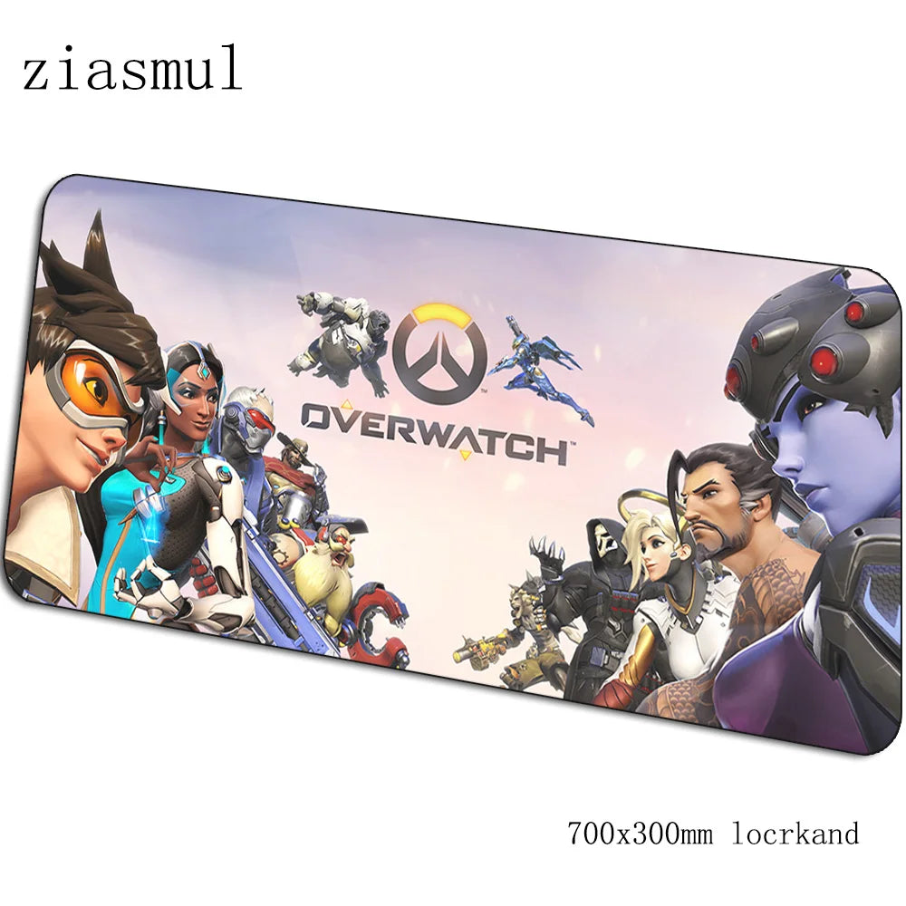 Mouse pad gamer Overwatch, superb mousepad gaming 70x30cm pentru PC și notebook, covoraș de birou pentru mouse, jocuri, design estetic, covoraș gamer, gamepad