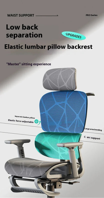 High Back Office Chair 3D Headrest Gaming Chairs Adjustable Computer Relaxing Massage Gamer Chair Ergonomic Office Furniture
