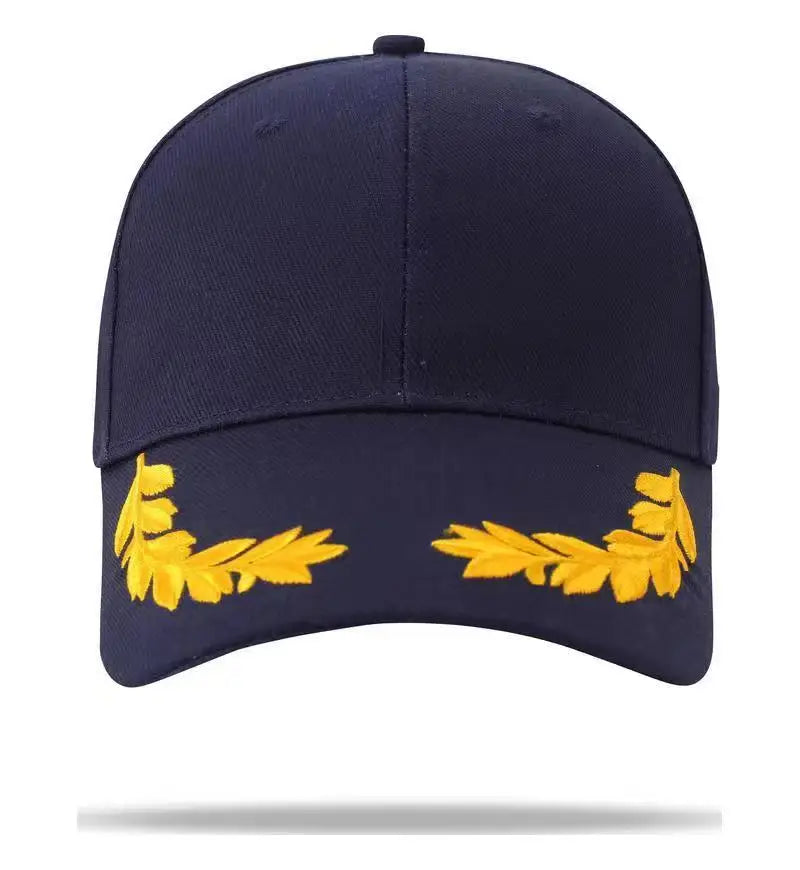 Czapka baseballowa „Wheat Stitch” – -6-Panel bawełniana czapka przeciwsłoneczna z mosiężną klamrą, regulowana, modna czapka typu snapback na świeżym powietrzu, unisexowa czapka z daszkiem