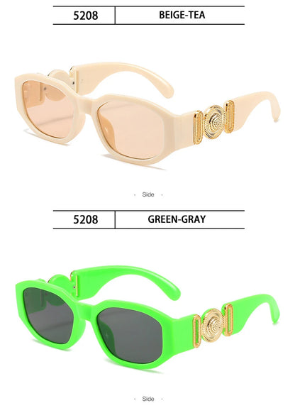 Vintage Square Luxury Small Frame Sunglasses Men Women Rectangle Brand Design Fashion Square Sun Glasses Shades Vintage Glasses