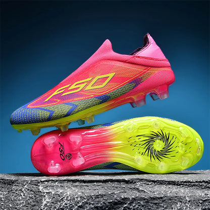 Mens Outdoor Soccer Shoes Professional Football Shoes TF/FG Football Field Boots Comfortable Non-Slip Training Sneakers 35-45