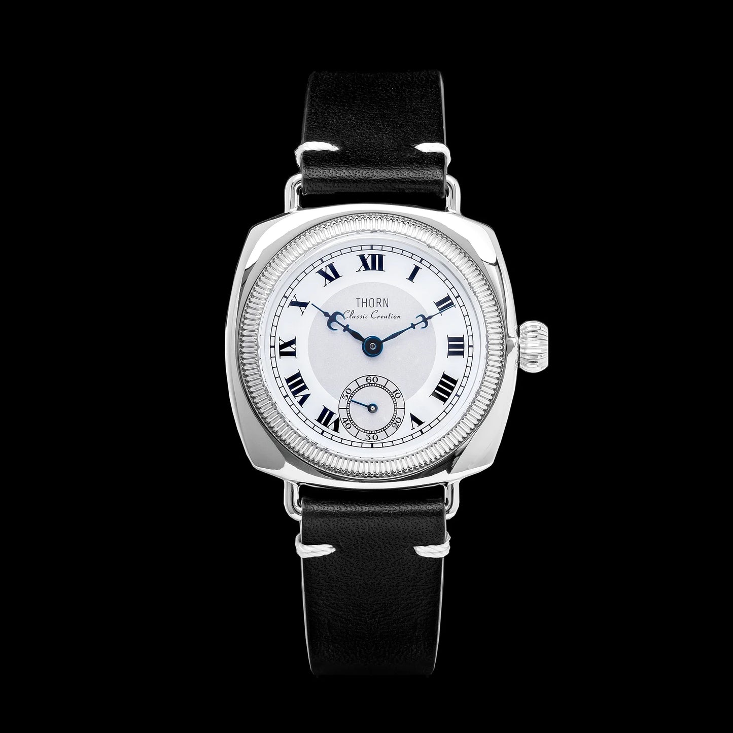 THORN  T002 Watch Tribute To Classic Oyster Style Antique Pillow Shaped Watch, Retro Watch, Men's and Women's Couple Watches