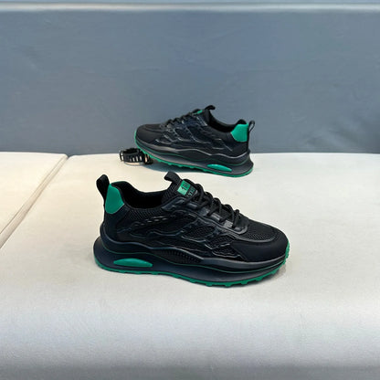 Men's Summer 2025 New Soft Bottom Breathable Mesh Sports Shoes Casual Versatile White Sneakers Lightweight Comfortable Runnin...