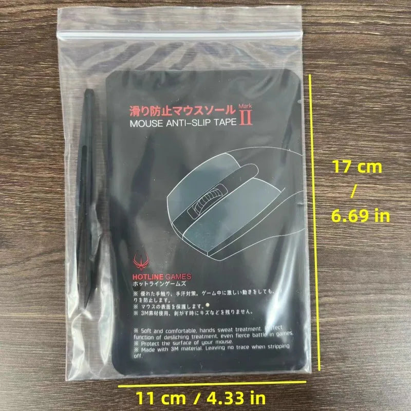 Cinta antideslizante Hotline Games para ratón Logitech G305 G203 G102 G304, almohadillas resistentes al sudor y adhesivos laterales antideslizantes para ratón