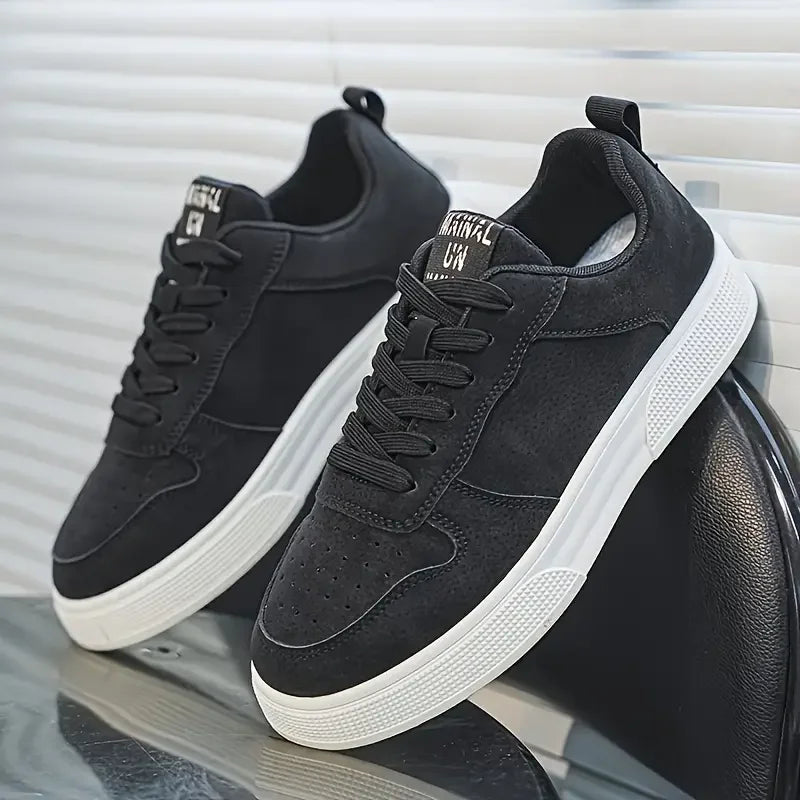 1 paio di scarpe sportive casual da skateboard, comode e alla moda, con tomaia avvolgente che si adatta al piede e suola antiscivolo,