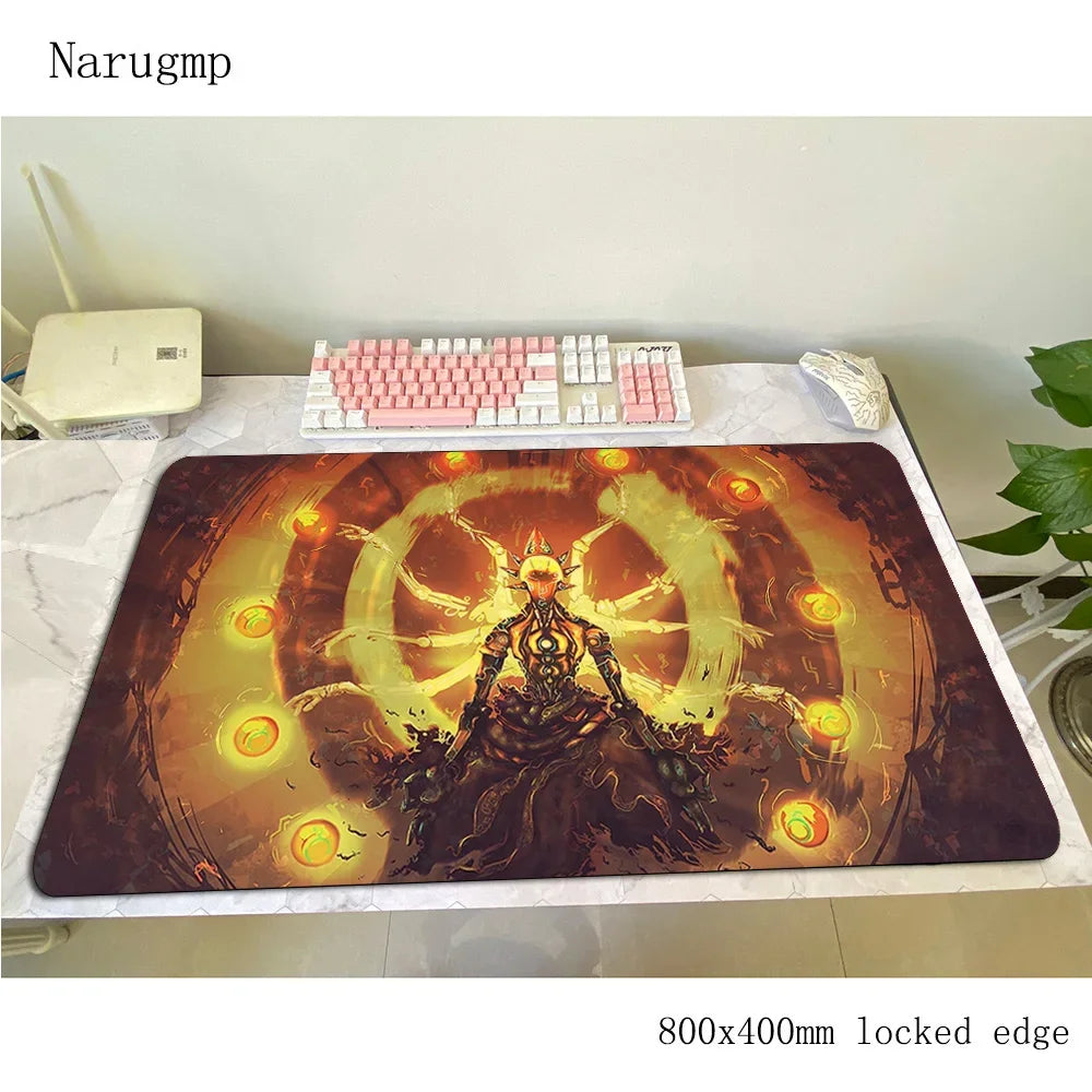 Podkładka pod mysz Overwatch 80x40cm, gamingowa podkładka na biurko, duża mata dla gracza na PC, prezent na Halloween do komputera i notebooka