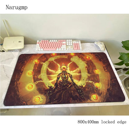 Podkładka pod mysz Overwatch 80x40cm, gamingowa podkładka na biurko, duża mata dla gracza na PC, prezent na Halloween do komputera i notebooka