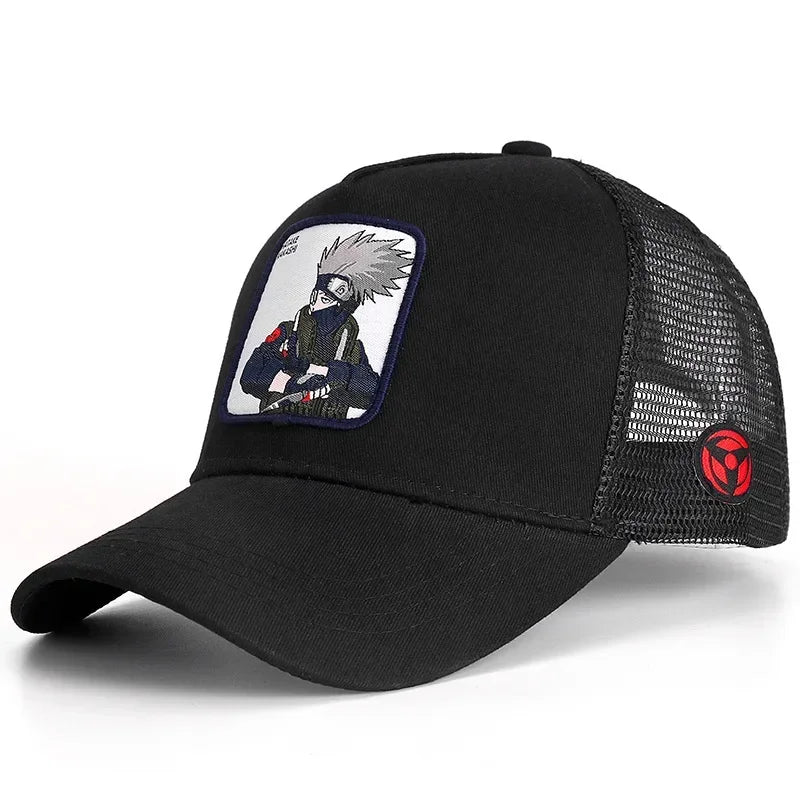 Șapcă de baseball Naruto Snapback Uchiha Itachi în stil anime pentru bărbați și femei, șapcă hip-hop, șapcă pentru tată, șapcă ajustabilă din plasă, șapcă de camionagiu