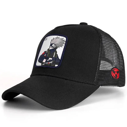 Șapcă de baseball Naruto Snapback Uchiha Itachi în stil anime pentru bărbați și femei, șapcă hip-hop, șapcă pentru tată, șapcă ajustabilă din plasă, șapcă de camionagiu