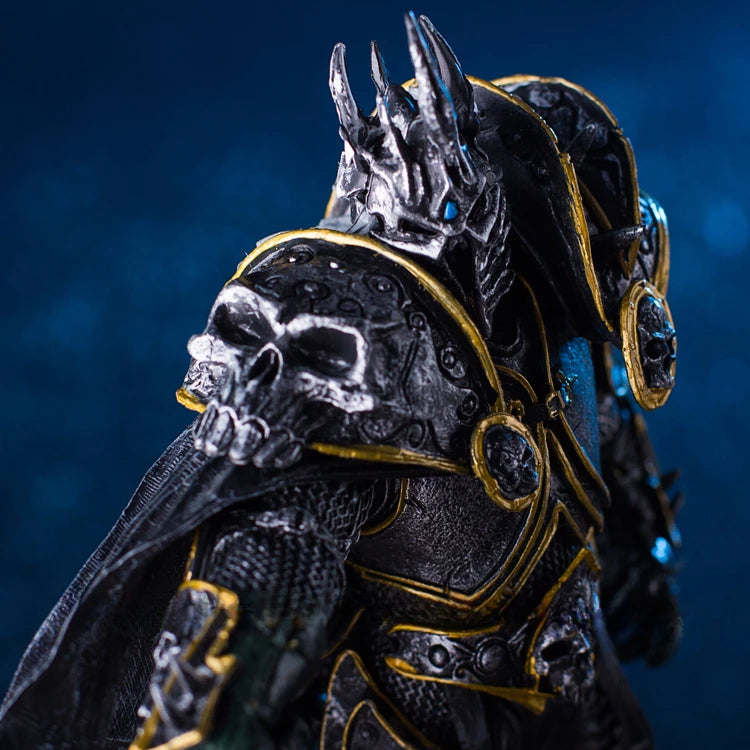 36 cm-es World of Warcraft játék-kiegészítők 7. Lich King Illidan Stormrage anime figura modell asztali dekoráció ajándékok játékok gyerekeknek