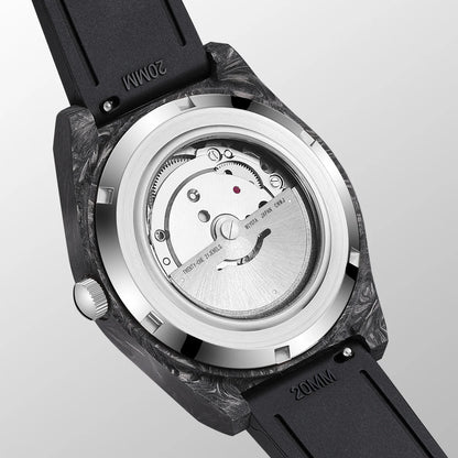 Reloj automático luminoso de fibra de carbono de 40mm, lujo, 100m, impermeable, reloj de buceo automático para hombre con movimiento Japan Miyota 8215
