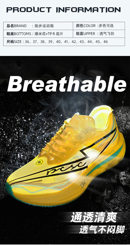Running Shoes Carbon Plate Marathon Speciality Men Sports Breathable Lightweight Women's Comfortable Leisure Sneakers