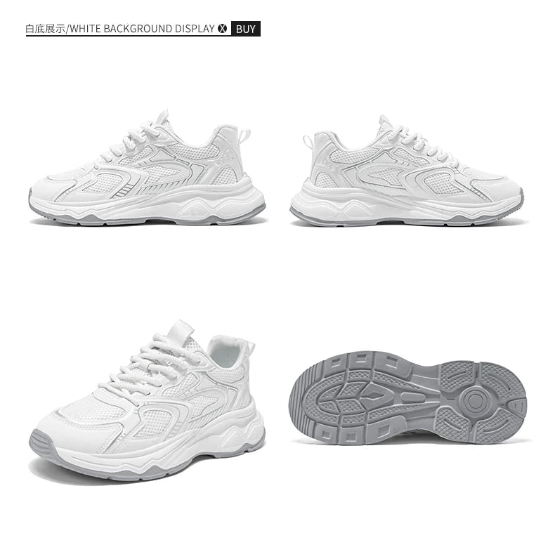 Ténis casuais de corrida para homem, primavera/verão, sola macia, antiderrapantes, respiráveis, para corrida ao ar livre, sapatos desportivos Joker para jovens