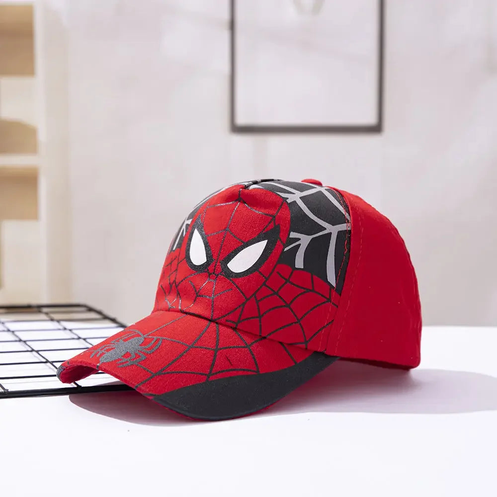 Spider Man Men and Women Cartoon Hat Baseball Hat Men and Women Hip Hop Duck Tongue Hat Sun Hat Outdoor Sunshade Beach Hat