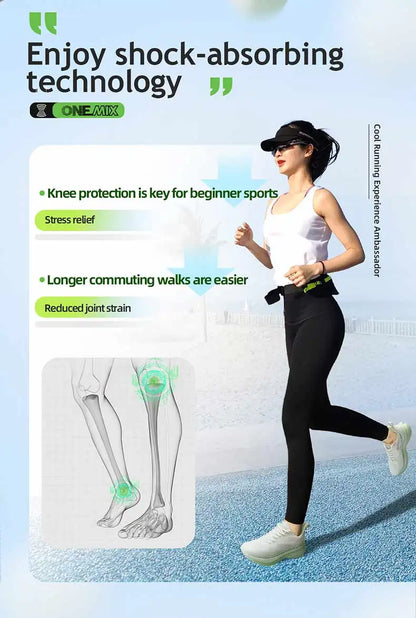 Onemix New Original - Scarpe sportive da running da uomo, ammortizzanti, morbide, leggere, in mesh traspirante, antiscivolo, sneakers con cushioning