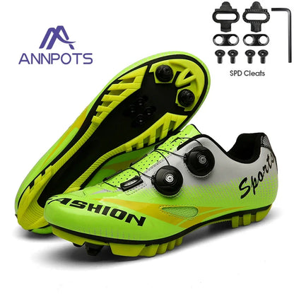 2023 New Road Bicycle Shoes Men Cycling Sneaker Mtb Clits Route Cleat Dirt Bike Speed Flat Sports Racing Women Spd Pedal Shoes