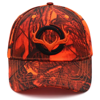 Antler Embroidered Baseball Cap Hip Hop Hat Adjustable Fashion Men camouflage breathable Mesh caps Casual sun Hat Tactical Hats