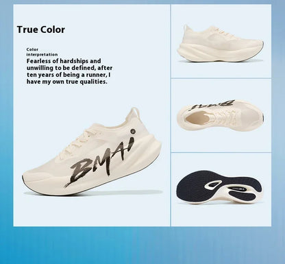 BMAI New 42KM Marathon heren- en damessportschoenen, dempende hardloopschoenen, ademende sportschoenen voor vrouwen, designer sportschoenen voor mannen