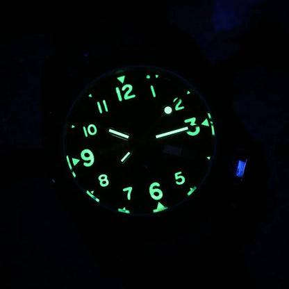 Boderry Field Watches Bronze Case Automatic Mechanical VOYAGER Watch Men's 100M Waterproof Clock Military Top Brand Wristwatch