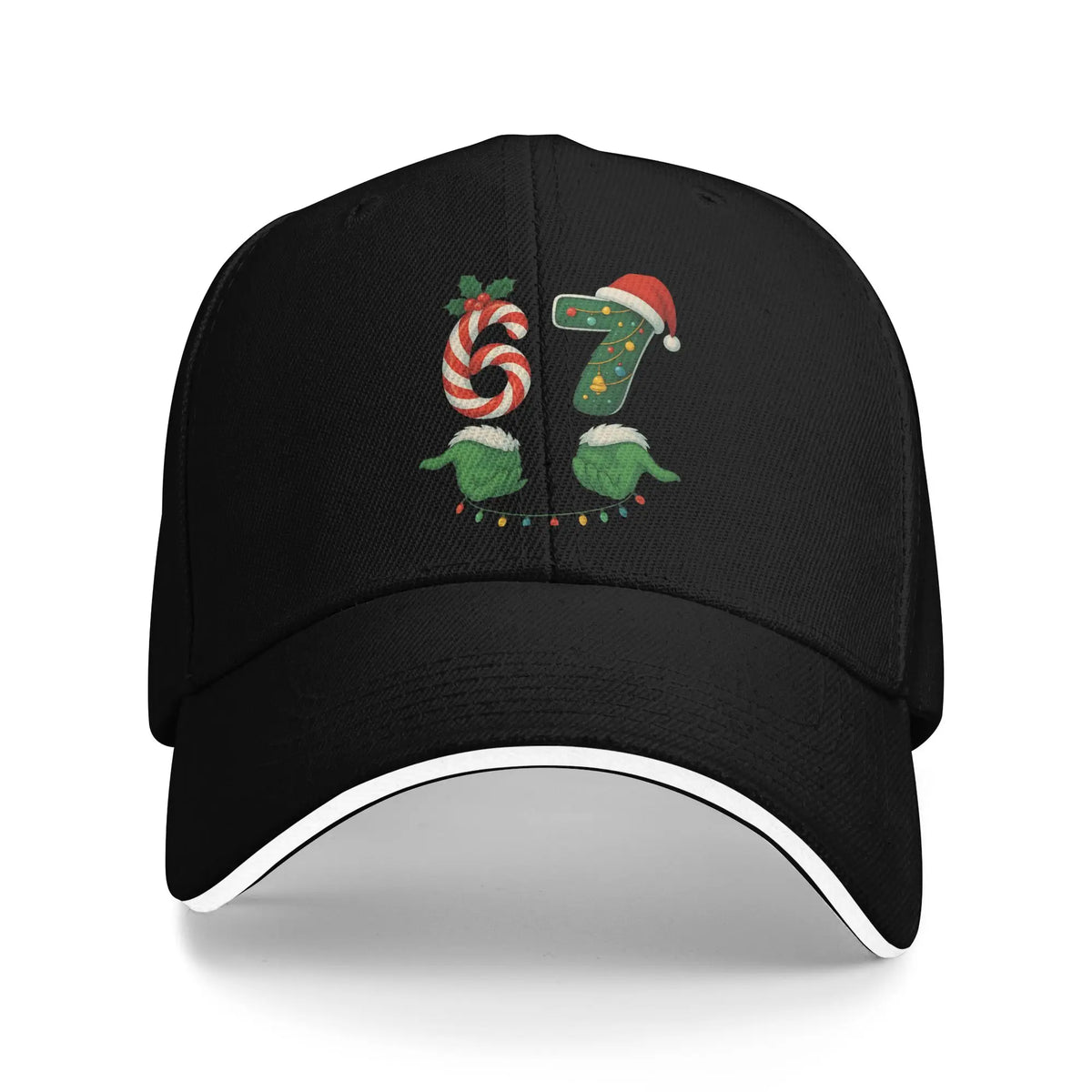 67 Six Seven 6-7 Baseballkeps Populär Steal Brainrot Gaming Meme Sandwich Caps Män Kvinnor Andningsbar Dad Hat Utomhus