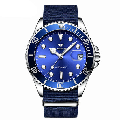 Relojes de pulsera mecánicos BINBOND para hombre, de lujo, luminiscentes, herméticos, automáticos, con tourbillon y esqueletizados