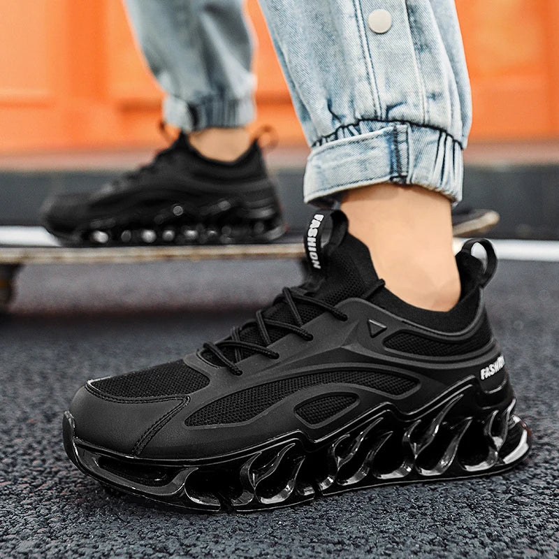 Chaussure Homme Chaussures de course respirantes pour hommes, baskets décontractées pour hommes, chaussures de tennis pour hommes, entraîneur de course, mocassins à la mode, luxe