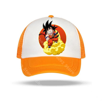 Dragon Ball-baseballkasketter med anime-figurer, solhat til børn og voksne, sommerhatte, åndbare, afslappede hatte, justerbare kasketter med skygge, gaver