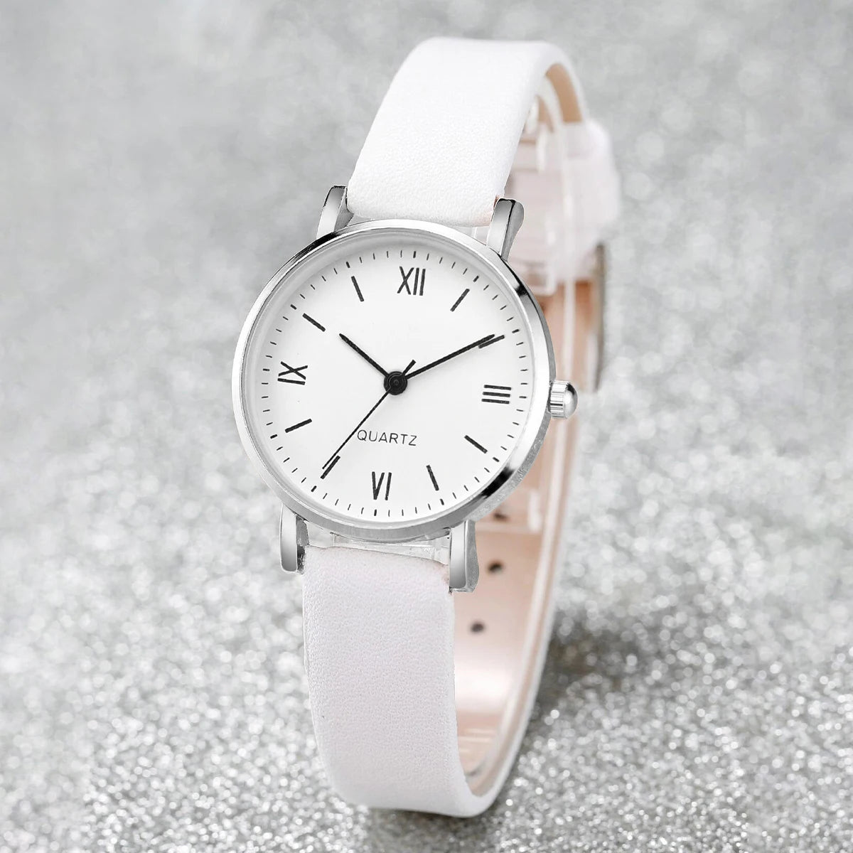 Fashion Small Dial Women Watches Simple Leather Strap Ladies Quartz Wristwatch Reloj Mujer Girls Clock Gift（Without Box）