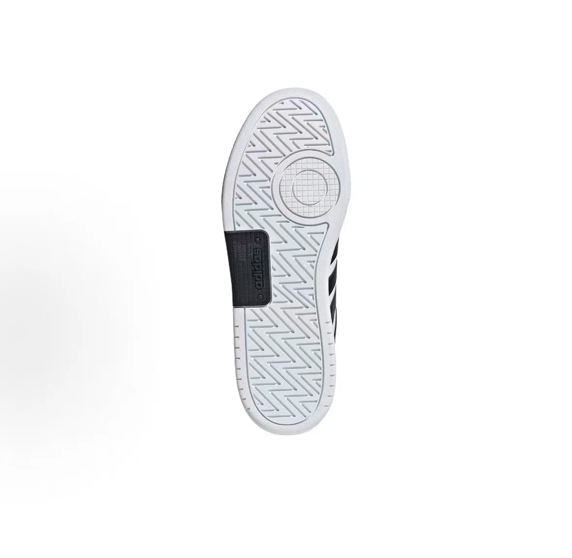 Adidas Neo D-PAD, baskets basses unisexes en cuir synthétique, confortables et polyvalentes, avec semelle à crantures, noir JR8328