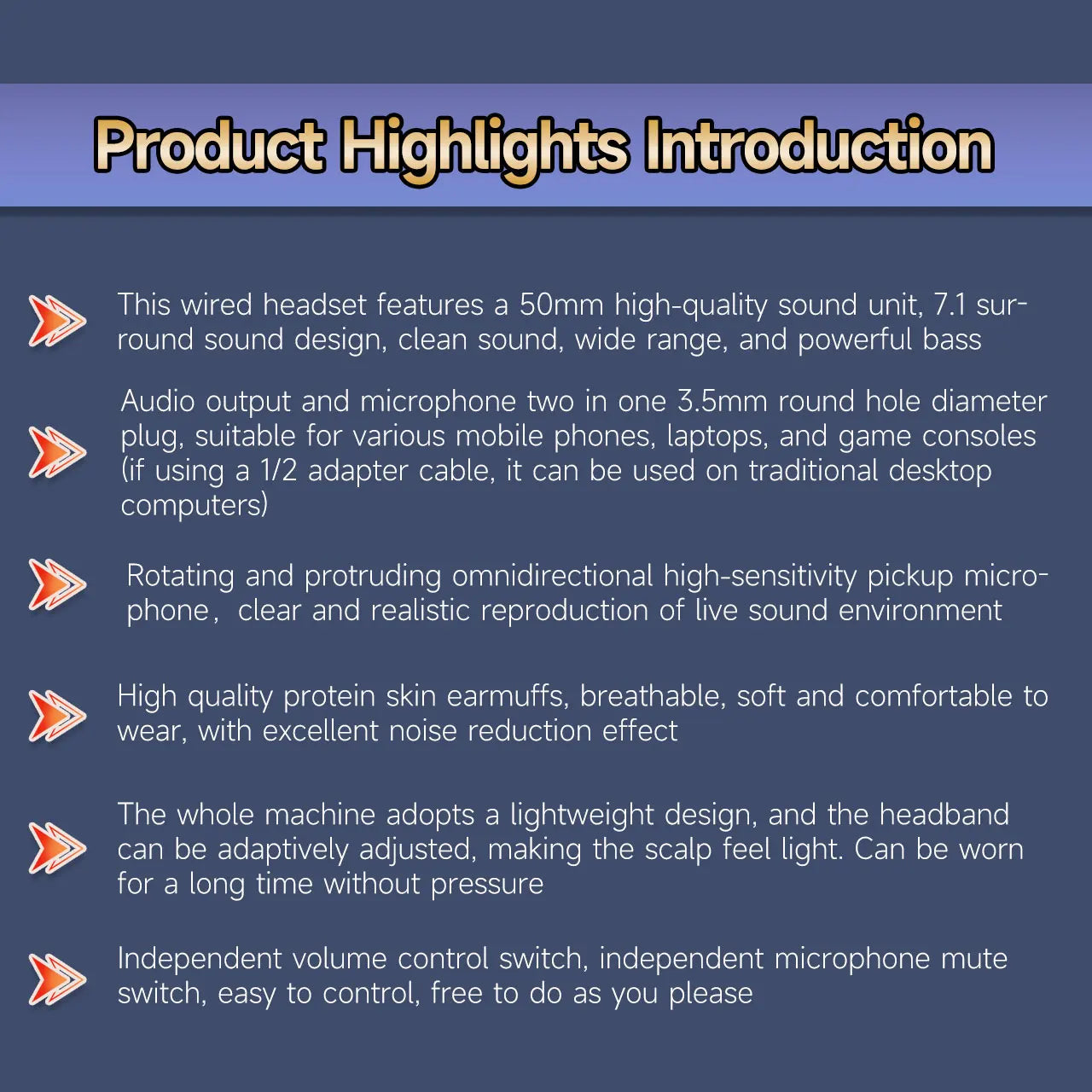 H4 Wired Headphones, PS4 Gaming Headphones, Computer Headphones, Music Headphones, Online Course and Conference Use, Birthday