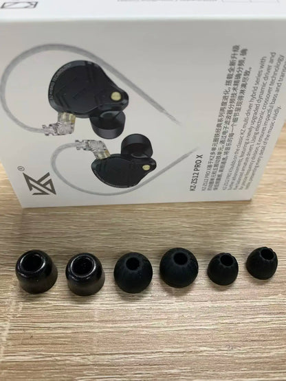 KZ-Écouteurs intra-auriculaires en métal ZS12 PRO X, 1esse + 5BA, HIFI hybride, basse, moniteur, casque, musique, sport, suppression du bruit, casque, nouveauté