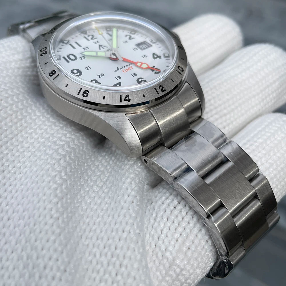 STEELFLIER Official SF792 GMT Mechanical Dive Watches Super Luminous NH34 Movement 20Bar Waterproof Luxury Stainless Steel Watch