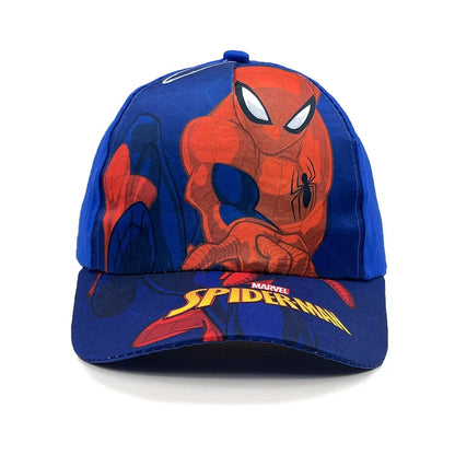 Marvel Spider-Man Anime Figure Baseball Cap Kid’s Cartoon Peaked Cap Cotton Polyester Headwear Four Seasons Sun Protection Gifts
